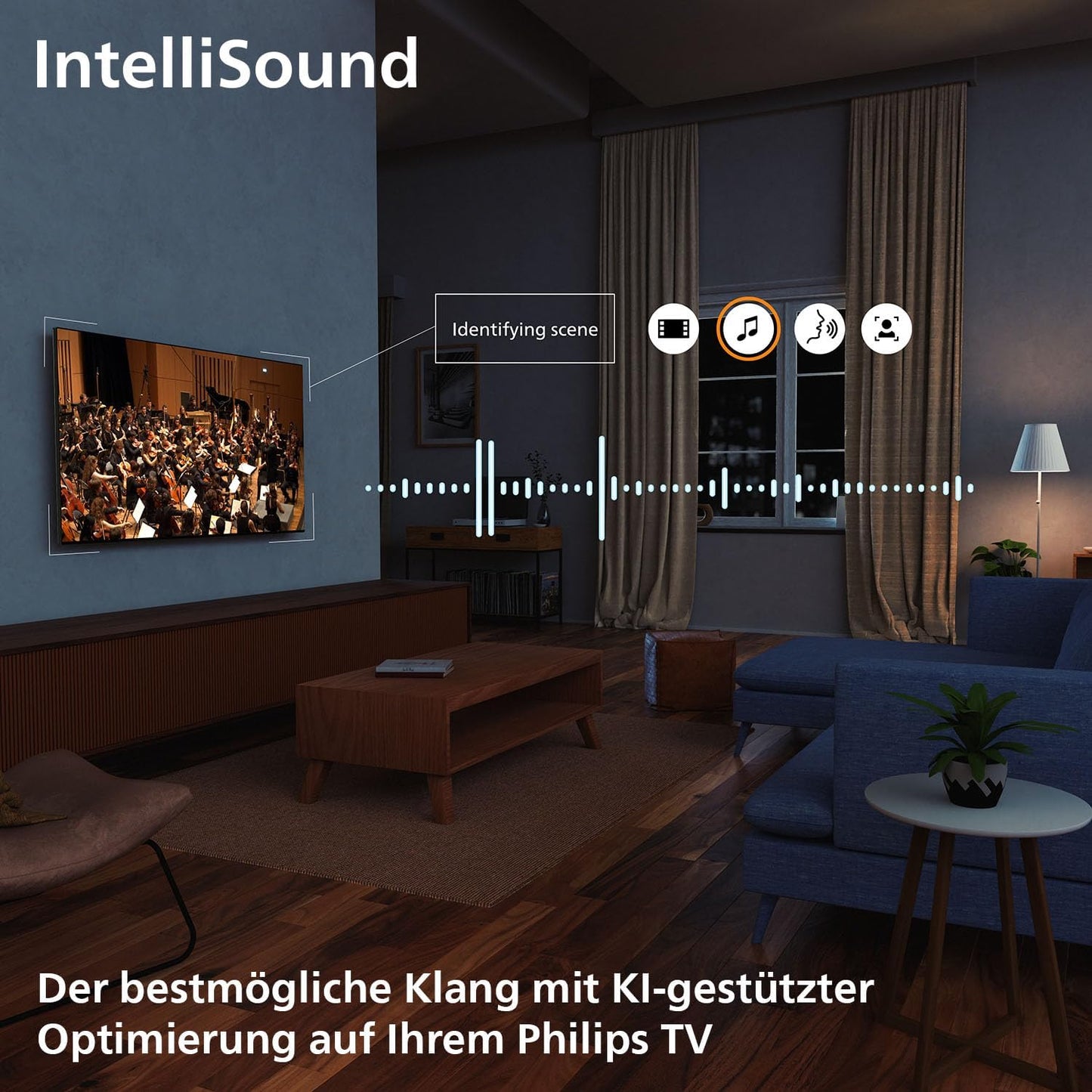 Philips 75PUS7000 4K LED Smart TV - 75 Zoll Display Mit Pixel Precise Ultra HD, Titan OS Plattform Und Dolby Atmos Sound - Funktioniert Mit Alexa Und Google Sprachassistent