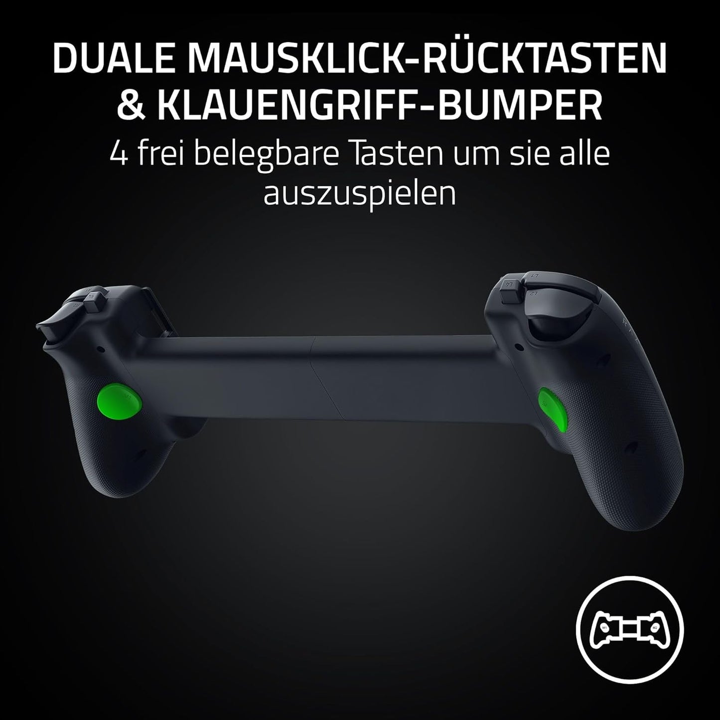 Razer Kishi V3 Pro XL - USB-C Gaming-Controller Für Fullsize-Tablets - Ipads & Android-Tablets Bis Zu 13" - Plug-And-Play - Anti-Drift-Analogsticks - Sensa HD Haptik - Nexus App, Schwarz