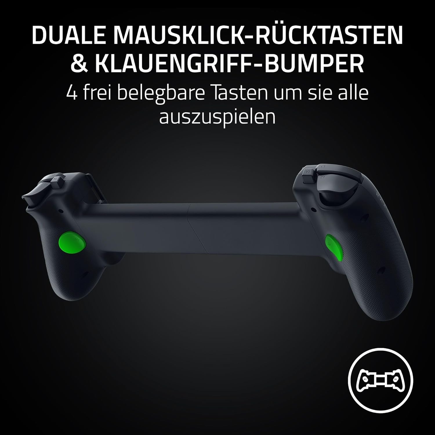 Razer Kishi V3 Pro XL - USB-C Gaming-Controller Für Fullsize-Tablets - Ipads & Android-Tablets Bis Zu 13" - Plug-And-Play - Anti-Drift-Analogsticks - Sensa HD Haptik - Nexus App, Schwarz