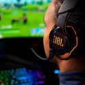 JBL Quantum 910 Over-Ear Gaming Kopfhörer – Wireless 2,4 Ghz, Bluetooth 5.2 Und 3,5 Mm Klinke – Mit Head-Tracking-Funktion, ANC Und 39 Stunden Akkulaufzeit – Schwarz