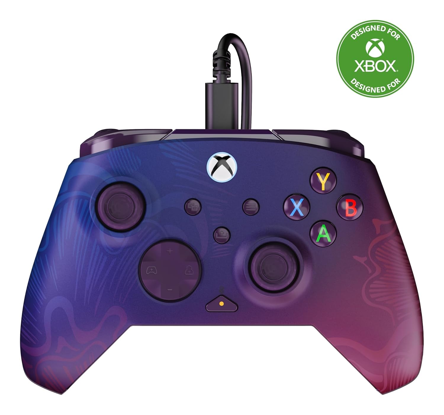 Turtle Beach Rematch Advanced Purple Fade Wired Gaming Controller - Lizenziert Für Xbox Series X, S, Xbox One Und Windows PC, Mit Zuweisbaren Tasten Und Rumble-Feature-Motoren