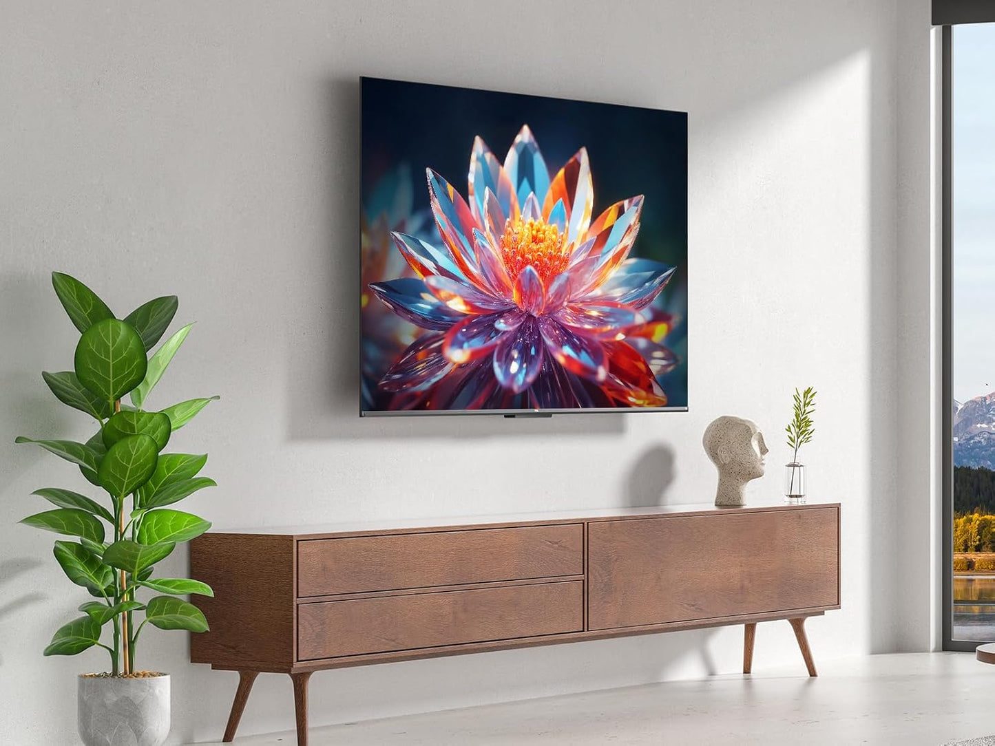 TCL 75T6C 75 Zoll QLED Fernseher, 4K UHD Fire TV, HDR10+, Dolby Vision & Atmos, Smart TV Mit Sprachsteuerung Mit Alexa, Google Cast & Airplay 2, HDMI 2.1