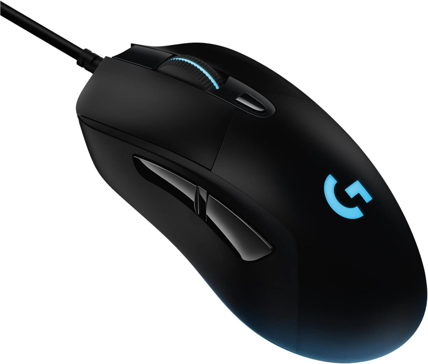 Logitech G403 HERO Gaming-Maus Mit HERO 25K DPI Sensor, LIGHTSYNC RGB, Geringes Gewicht Von 87G Und Optionales 10G Gewicht, Geflochtenes Kabel, Pc/Mac - Schwarz
