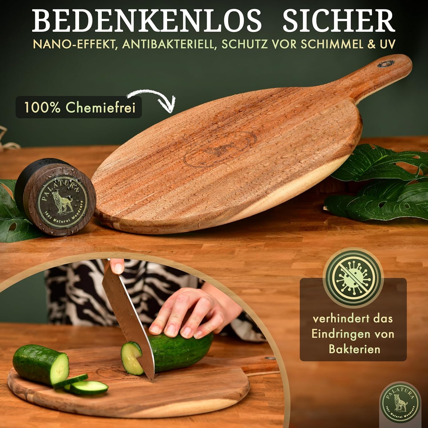100% Natural Woodcare, Natürliche Holzpflege, Premium Holzwachs, Holzschutz Innen Und Außen, Möbelwachs, Möbelpflege Mit Bienenwachs Und Leinöl, 100Ml, Sehr Ergiebig