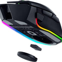 Razer Mouse Dock Pro & Charging Puck - Magnetische Drahtlose Ladestation & Akku (Hyperspeed 4K Hz, 8 RGB Chroma Beleuchtung & Modul Für Kompatible Razer Mäuse) Schwarz