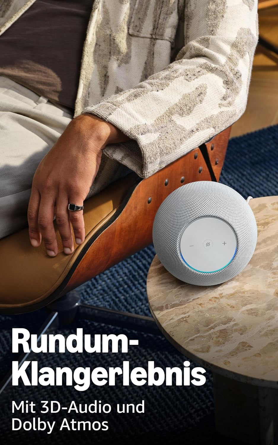 Echo Studio (Neueste Generation), Kompaktes Design, Mit Immersivem 3D-Audio Und Dolby Atmos, Graphit