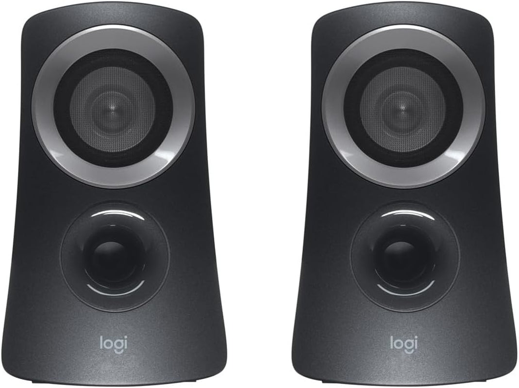 Logitech Z313 2.1 Lautsprecher-System Mit Subwoofer, 50 Watt Spitzenleistung, 3.5 Mm Eingang, Kopfhörerbuchse, Bedienelemente Am Steuergerät, EU Stecker, Pc/Tv/Tablet/Handy - Schwarz