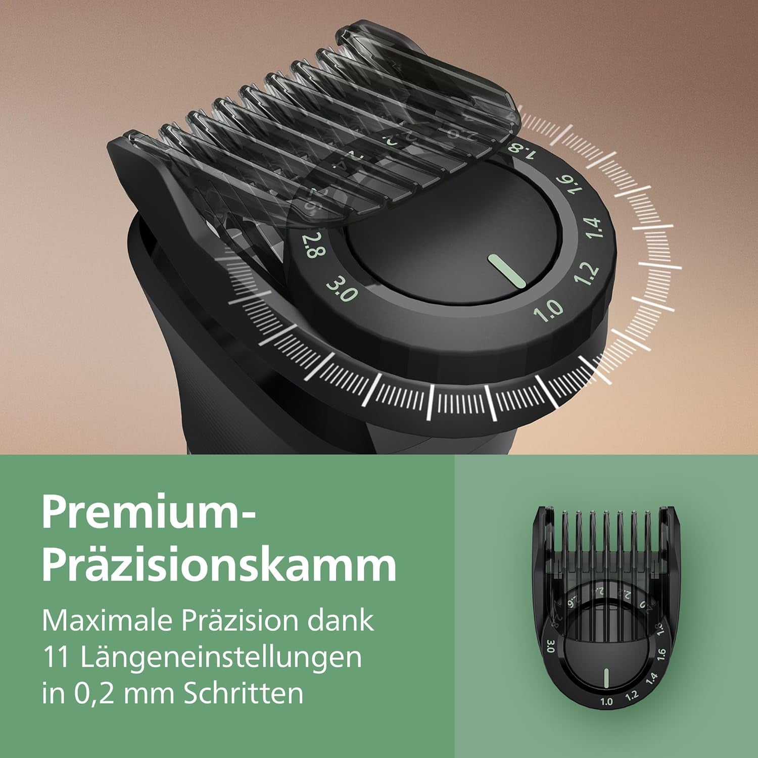 PHILIPS Multigroom 7000 Für Herren - All-In-One 19-Teiliger Barttrimmer Und Haarschneider Für Gesicht, Kopf Und Körper, Selbstschärfende Klingen, 26 Längeneinstellungen (0,5-20 Mm), MG7962/30