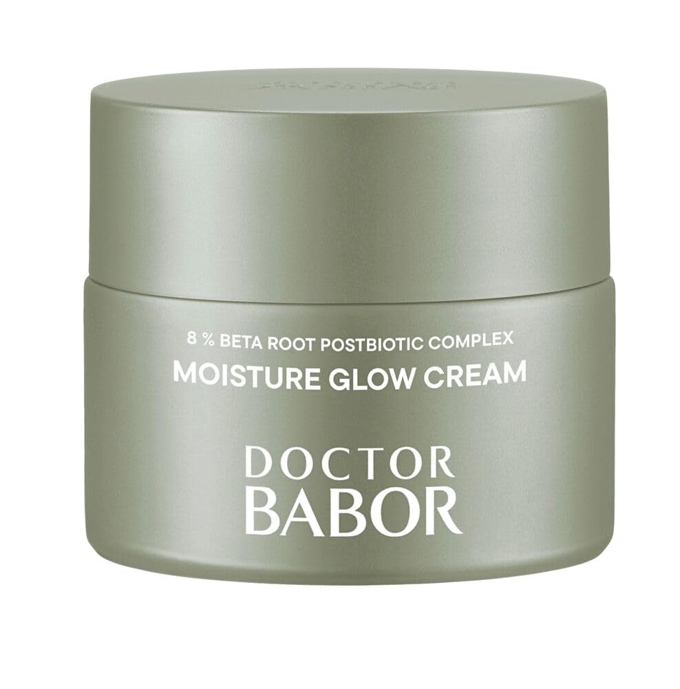 DOCTOR BABOR Microbiomic Moisture Glow Cream (50 Ml) – Vegane Feuchtigkeitscreme Mit Rote Beete Komplex Und Hyaluronsäure – Professionelle Gesichtspflege Für Intensive Feuchtigkeit