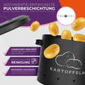 Kartoffel Aufbewahrungsbox [3Er Set] Inkl. Sparschäler- Längere Haltbarkeit Durch 360° Luftzirkulation - Zwiebel Aufbewahrung, Kartoffel Aufbewahrung & Knoblauch Aufbewahrun Küche
