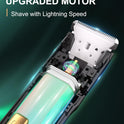 Intimrasierer Mann, 3-In-1 Nasenhaartrimmer Und Rasierer Herren Elektrisch Mit Stehender Ladestation,Nass-Und Trockengebrauch,Rasierer Herren Intimbereich Für Brust Beine Achselhöhle Leiste Nase,Ipx7