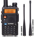 BaoFeng BF-UV5R Tri-Band Walkie Talkie 136-174Mhz 220-260Mhz/400-520Mhz+2 AntennaTwo Way Amatuer Portable ham Radio up of UV-5R