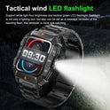 YK03 smartwatch Bluetooth call flashlight sports waterproof heart rate blood oxygen health monitoring