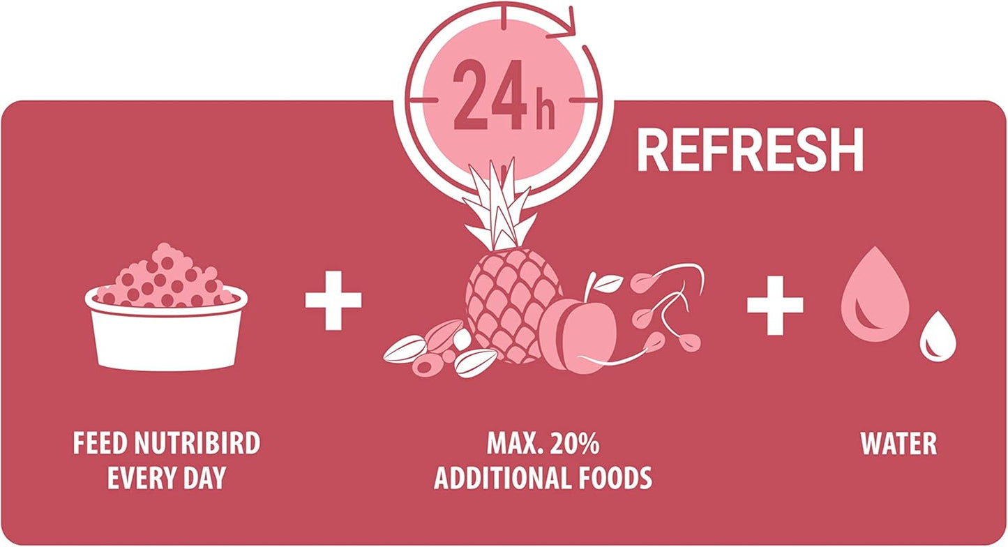 VERSELE-LAGA - Nutribird P15 Tropical - Extrudierte Pellets - Erhaltungsfutter Für Papageien - Mehrfarbig - 10Kg