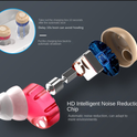 Hearing Aid Sound Amplifier for Elderly with Magnetic Charging Case, Mini Invisible Sound Collector, Portable Audio Enhancer