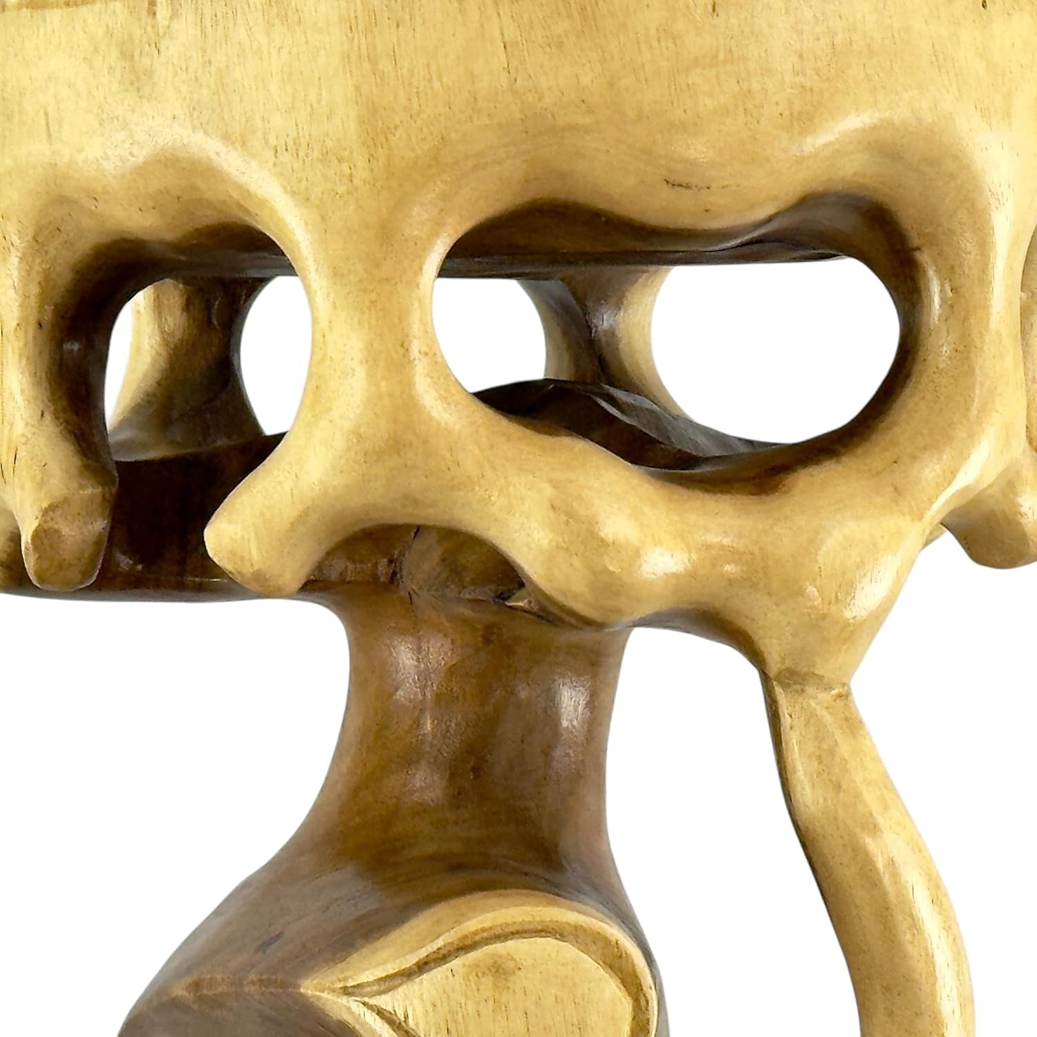 Holzhocker Rund Natur Holz Hocker Möbel Ca. 40 Cm Blumenhocker Massiv Unikat Beistelltisch Ablagetisch