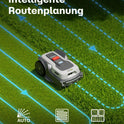 Mähroboter Ohne Begrenzungsdraht T1200Pro, Mit Upgraded RTK, Ki-Echtzeitige Hinderniserkennung, Individuelles Mähen