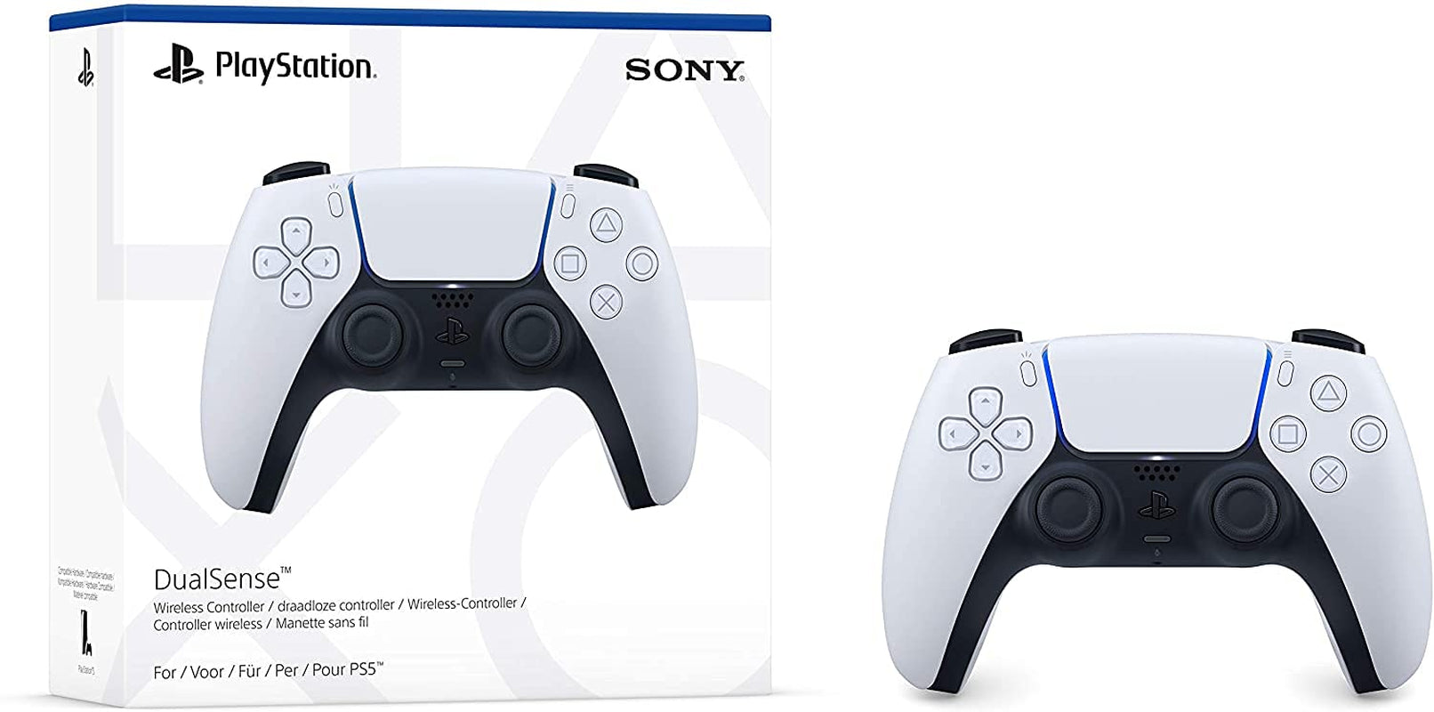 Sony Playstation 5 Dualsense Controller Weiß, 0711719399704