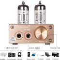 Nobsound NS-08E Kopfhörerverstärker Mit Röhren, Hifi Mini Valve Tube Headphone Amplifier Stereo Amp Audio