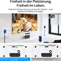 Thunderbeat 4.1.2 – Kabelloses Dolby-Atmos Surround-System Mit Subwoofer, 720 W Leistung, 4 Wireless-Rear-Lautsprecher, 360°-Dome-Sound, <30 Ms Latenz – Heimkino-Sound Für Projektoren