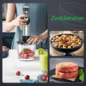 FRESKO 4-In-1 Stabmixer Edelstahl, 1000W Pürierstab Mit 12 Geschwindigkeiten Und Turbo-Modi, Inklusive Schneebesen, 500Ml Lebensmittelhacker Und 700Ml Messbecher, Für Babynahrung, Suppe, Smoothies