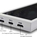 VSDISPLAY Weiß 7,84 Zoll 1280 X 400 IPS Mini Monitor Stretched Bar LCD Display Mit USB C Video Port