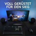 Logitech G502 HERO High-Performance Gaming-Maus Mit HERO 25K DPI Optischem Sensor, Rgb-Beleuchtung, Gewichtstuning, 11 Programmierbare Tasten, Anpassbare Spielprofile, Pc/Mac - Schwarz