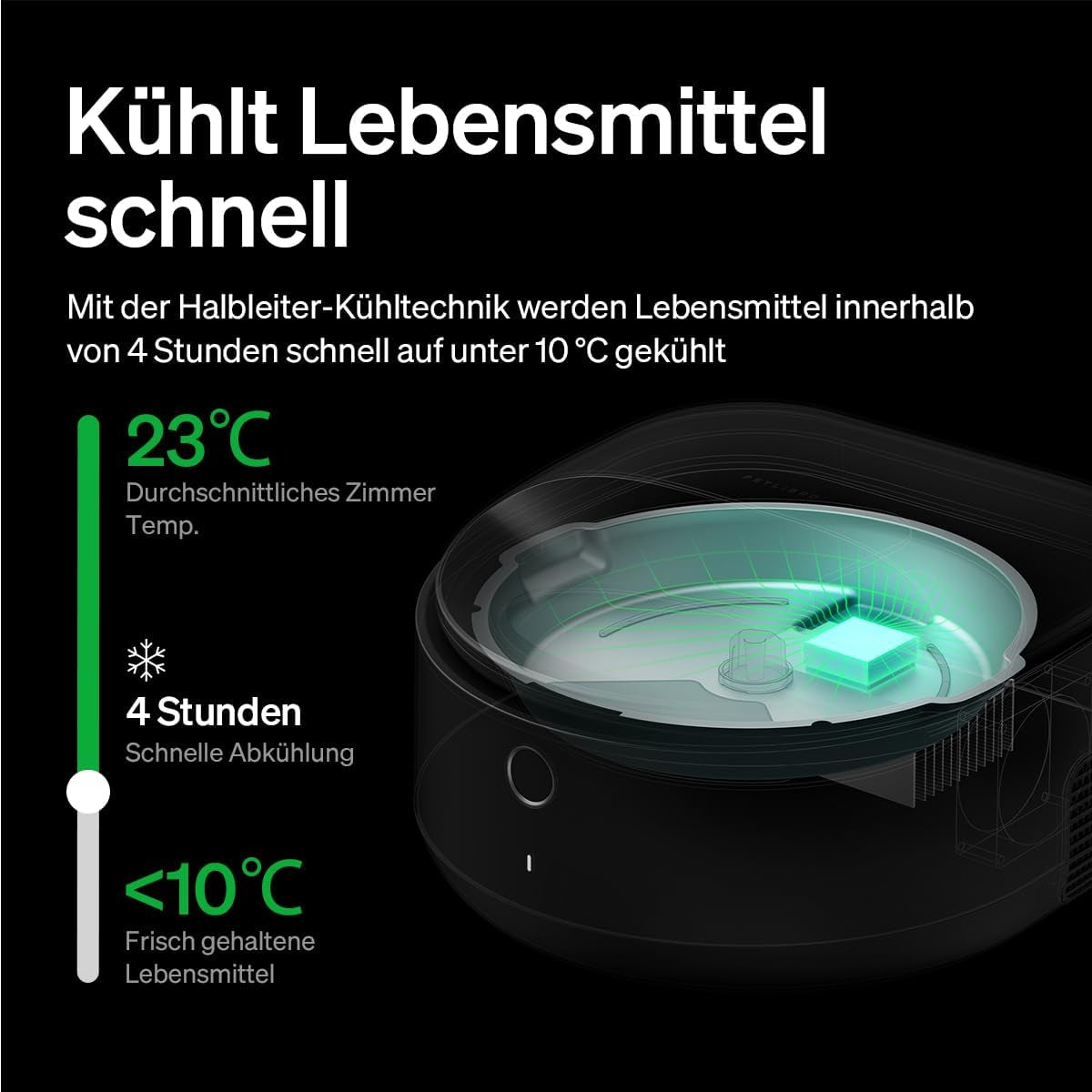 PETLIBRO Futterautomat Katze Nassfutter, 2,4 Ghz Wi-Fi Smart App-Steuerung, Neufassung Nassfutterautomat Für Katzen Mit Halbleiter Kühlung, 3 Tage Wahre Frische, Wet Food Futterspender Für Katzen