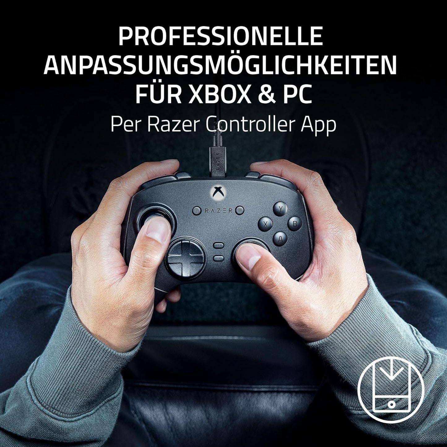 Razer Wolverine V3 Tournament Edition - Kabelgebundener Esports Controller Für Xbox X|S & PC (Mecha Tactile Action Buttons, Pro Hypertriggers, 8-Wege D-Pad, 3M USB-C Kabel) Schwarz