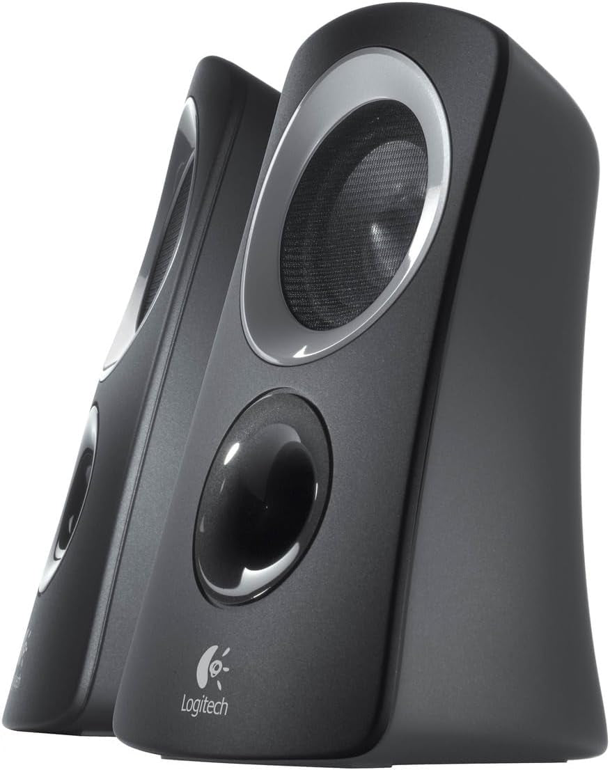 Logitech Z313 2.1 Lautsprecher-System Mit Subwoofer, 50 Watt Spitzenleistung, 3.5 Mm Eingang, Kopfhörerbuchse, Bedienelemente Am Steuergerät, EU Stecker, Pc/Tv/Tablet/Handy - Schwarz
