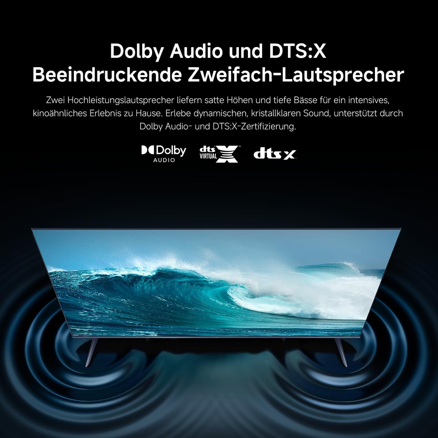 Xiaomi TV F Pro 75(190 Cm), 4K UHD QLED, Smart TV, Fire OS8, Triple Tuner DVB-C/S/S2/T/T2,HDR10+, 60Hz Mit 120Hz Game Boost Mode,Memc,Sprachsteuerung Mit Alexa,2Gb+32Gb,Kompatibel Mit Apple Airplay