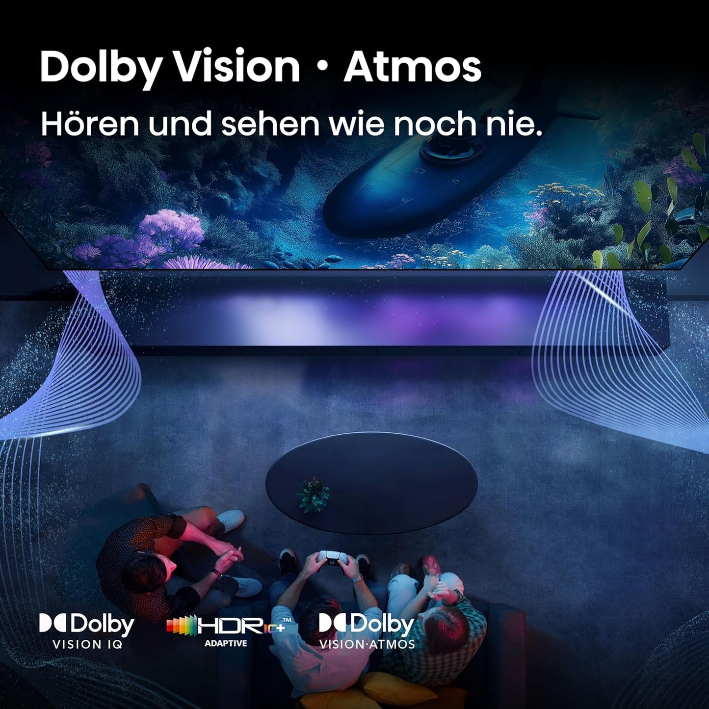 Hisense 43E7Q PRO Fehrnseher,43 Zoll, 4K UHD QLED, Smart Tv,144Hz Game Mode Pro,Filmaker Mode, AMD Freesync Premium,Ai HDR Upscaler,Dolby Vision Iq,Dolby Atmos,Sprachsteuerung [2025]