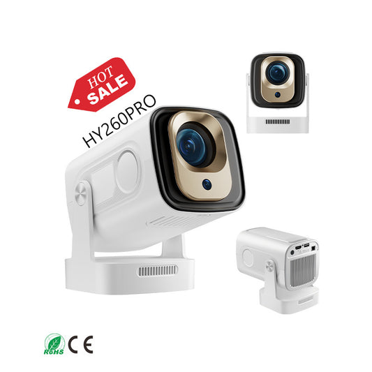Hy260Pro Projector H713 Android 11 Smart HD 4K Auto Focus Barrel Projector