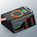 Multi-Function 100W High Power Fast Charging USB Multi-Port Charger QC3.0 Mobile Phone Wireless Charger
