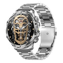 AK75 Smart Watch Flashlight  Men Outdoors Sports Fitness Tracker 700mah Large Battery BT Calling LED Light Smartwatch