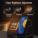 Phone Stand Tabletop 15w Fast Charging 5 in One Universal Wireless Charger Desk Charger for Iphone