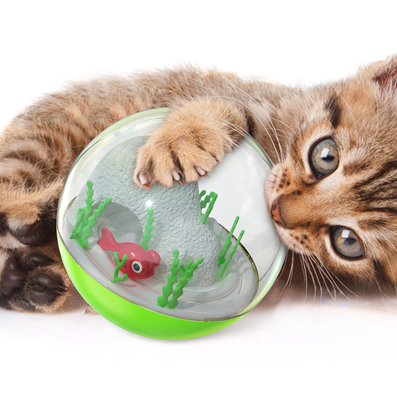 Pet Supplies Self-Hi Artifact Tumbler Ocean Ball Electric Fish Funny Cat Toy