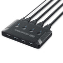 USB 3.0 multi interface four in four out hub printer sharer multi computer shared switch