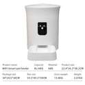 Wifi Smart APP Pet Feeder Household use Microchip Dog Automatic Pet Feeder Automatic Pet Feeder