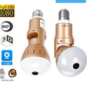 200W  Camera Bulb Lamp light Wireless 2MP HD 360 Degrees Panoramic Light Home Cctv Security Video Surveillance Wifi  Camera