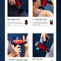 CP-F10 fascia gun muscle massager cervical muscle relaxer electric menstrual gun leg electric