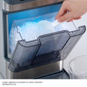 Large water tank household fully automatic chewing continuous crushed ice granule ice making machine