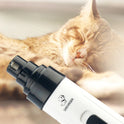 Electric Pet Cat Dog Nail Grinding Machine Nail Clippers Professional Mute Painless Dog Cat Paws USB Rechargeable Nail Trimmer