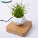 Hot Sale Levitating Air Bonsai Pot Rotation Planters Magnetic Levitation Suspension Flower Floating Pot Potted Plant Desk Decor