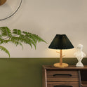 Pleated Vintage Lamp Nordic Bedroom Living Room Simple Modern Home Cozy Creative Bedside Lamp