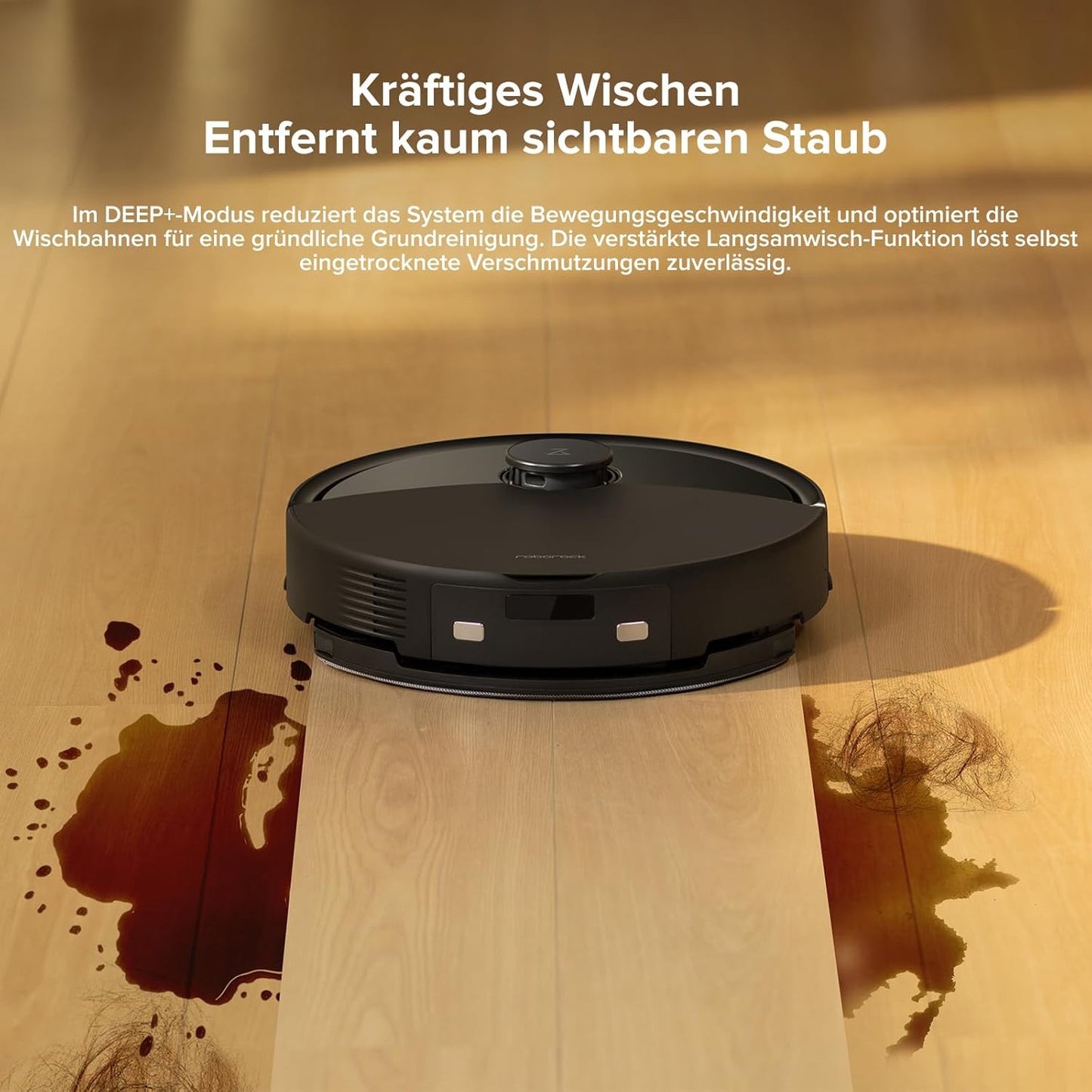 Roborock Q10 X5 Saugroboter Mit Wischfunktion, 10.000 Pa Saugkraft, Dual Anti-Tangle System, Jawscrapers Bürste, Intelligente Hindernisvermeidung, Saug Und Wischroboter Für Tierhaare&Teppiche, Schwarz