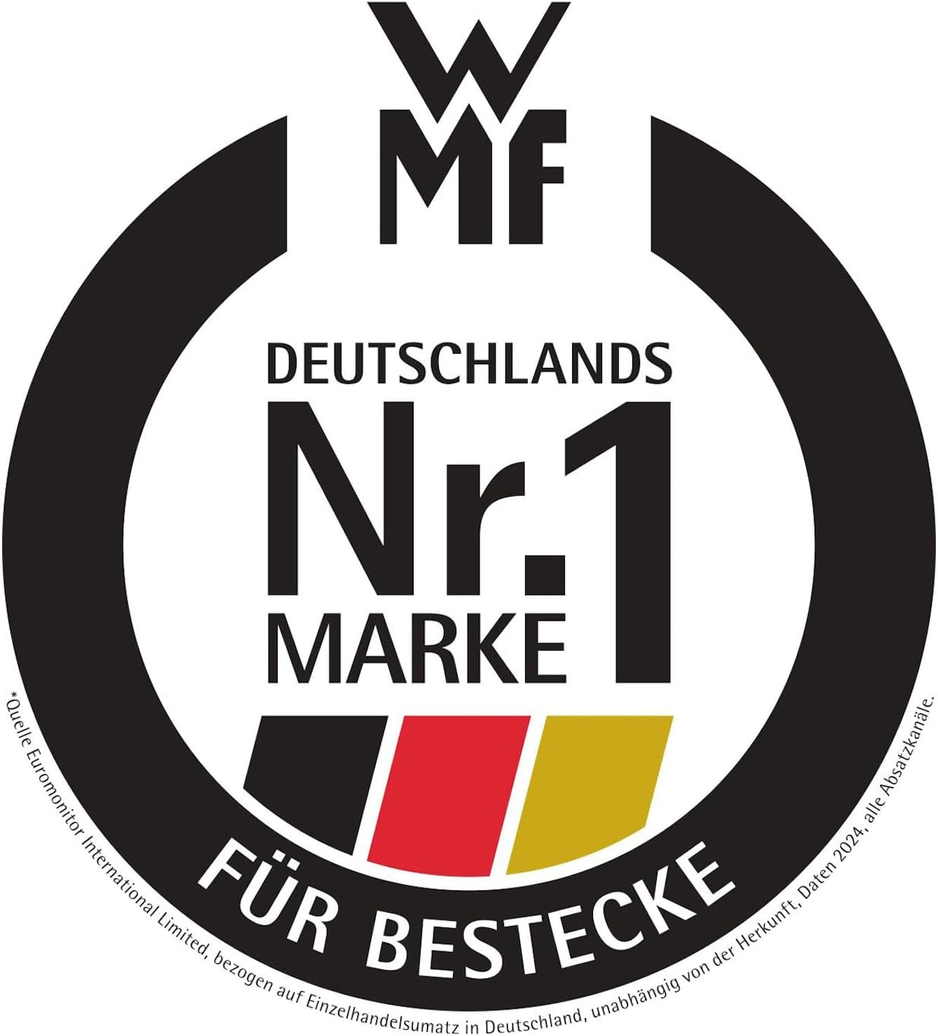 WMF Palma Besteckset 30-Teilig Für 6 Personen – Edelstahl 18/10 Cromargan Poliert, Glänzend Und Rostfrei – Hochwertiges Essbesteck Mit Monobloc-Messer, Spülmaschinenfest, Langlebig Und Edles Design
