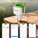 Greensun WLAN Steckdose Mit Strommessung Smart Life APP - Stromzähler Für Steckdose Stromverbrauch Energiekostenmesser Zeitschaltuhr Sprachsteuerung Mit Alexa &Google 4PC