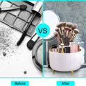 Kosmetik Make up Organizer, 360°Drehbarer Pinsel Organizer, Kosmetikregal, Lidschattenpinsel Lippenstift Etui, Kosmetik Organizers Für Zimmer Decor Frisiertisch, Schlafzimmer, Bad