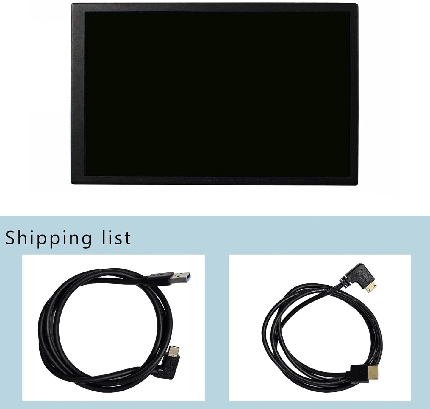 VSDISPLAY 8 Zoll 1280 X 800 IPS LCD Monitor, Universal 120 Mm Lüfterhalterung, PC Gehäuse Display, Für DIY CPU GPU Temperatur Computerbildschirm